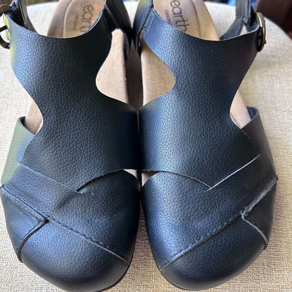 Earth Origins Women’s Black Slingback Sandals Size 11 Comfort Walking - Picture 5 of 7